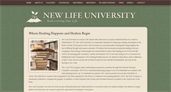 Desktop Screenshot of newlifeuniversity.org